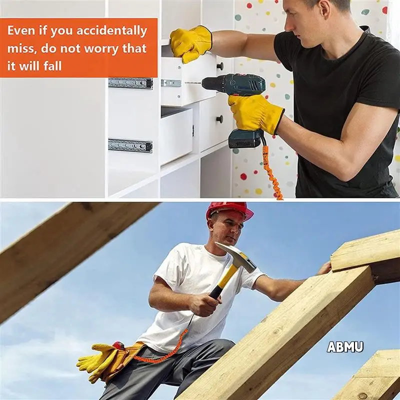 

Tool Lanyard,18Pcs Safety Lanyard With Carabiner,Shock Absorbing Safety Lanyard Adjustable Safety Lanyard For Work Tools