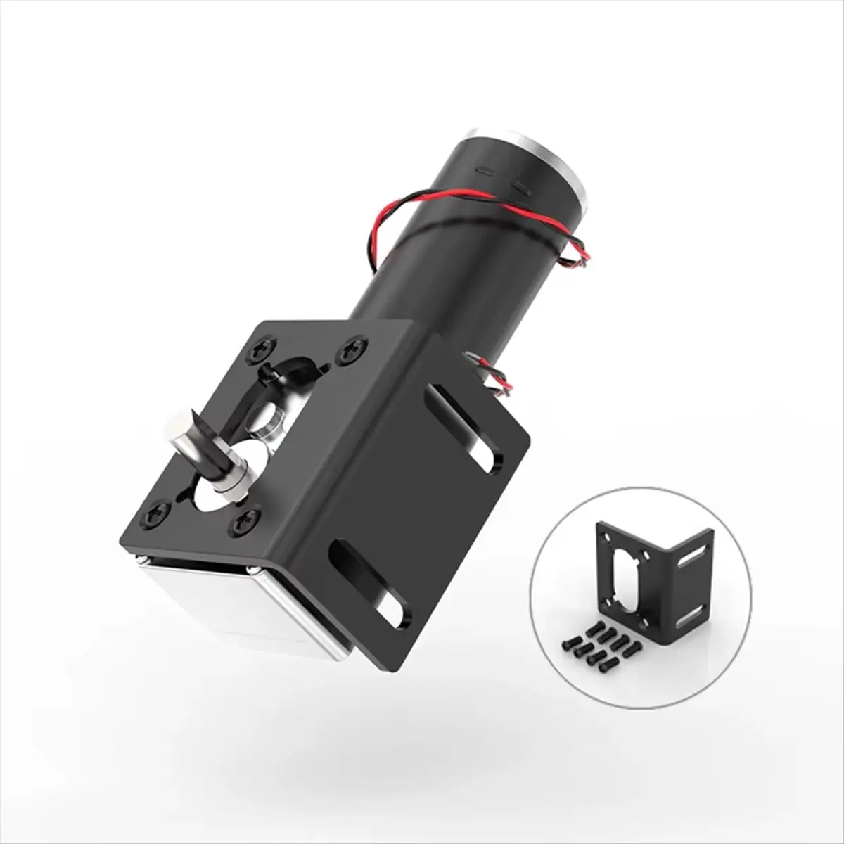 2026 Trend Worm Gear DC Micro-Motor 12V Can Be Reversed Metal High Power Self-Locking Motor