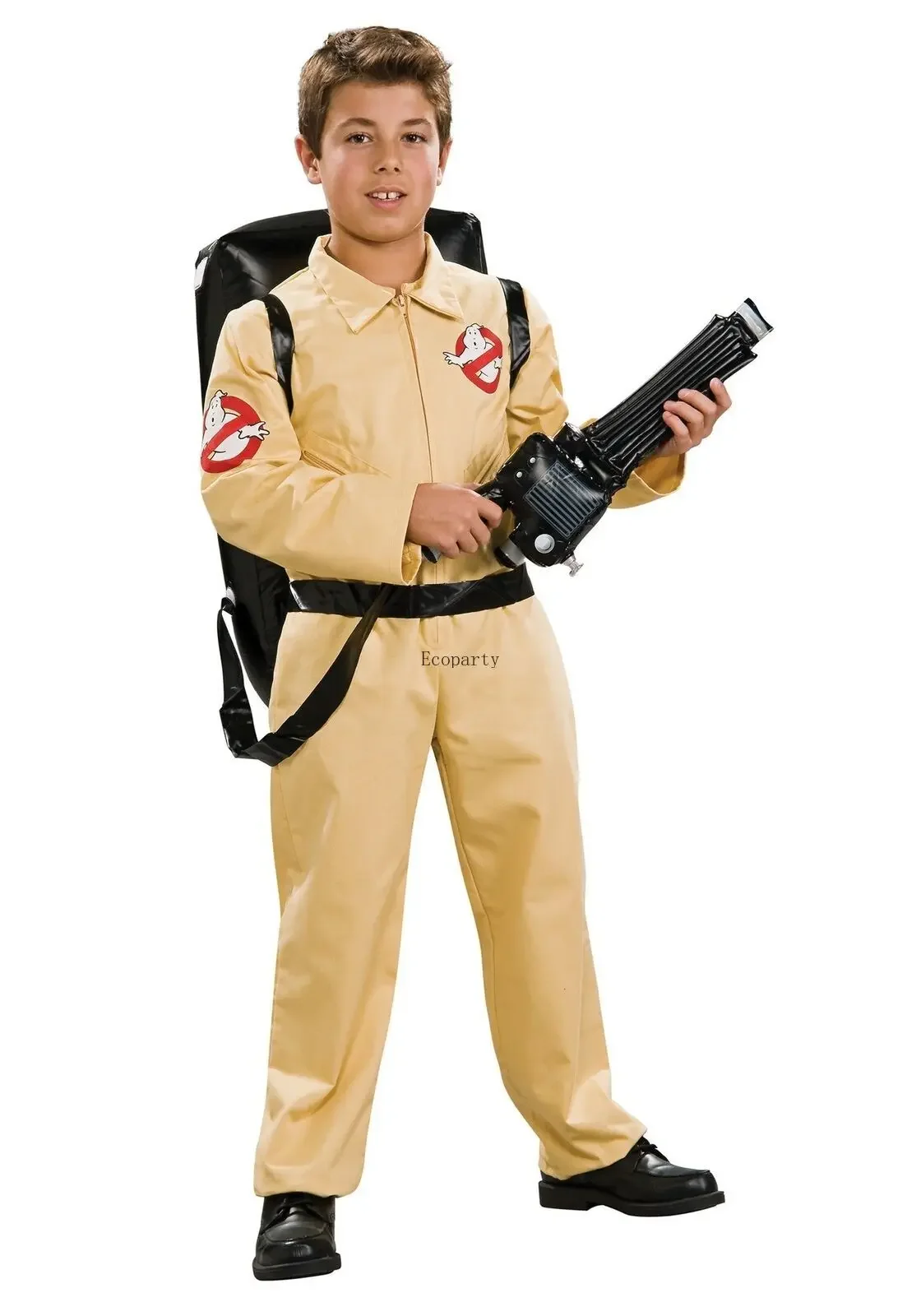 Jungen Ghostbusters Kostüm Kinder Ghost Catchers Kind Mädchen 80er Jahre Halloween Overall Halloween Kostüm Disfraz Mujer Kleid Ecoparty