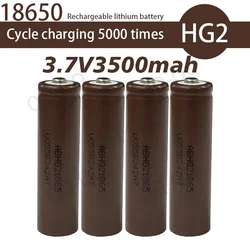 Rechargeable Battery Factory 2024NEW Best-selling 18650 Battery Lithium-ion Tip HG2 3.7V 3000MAH Suitable for Microcomputers