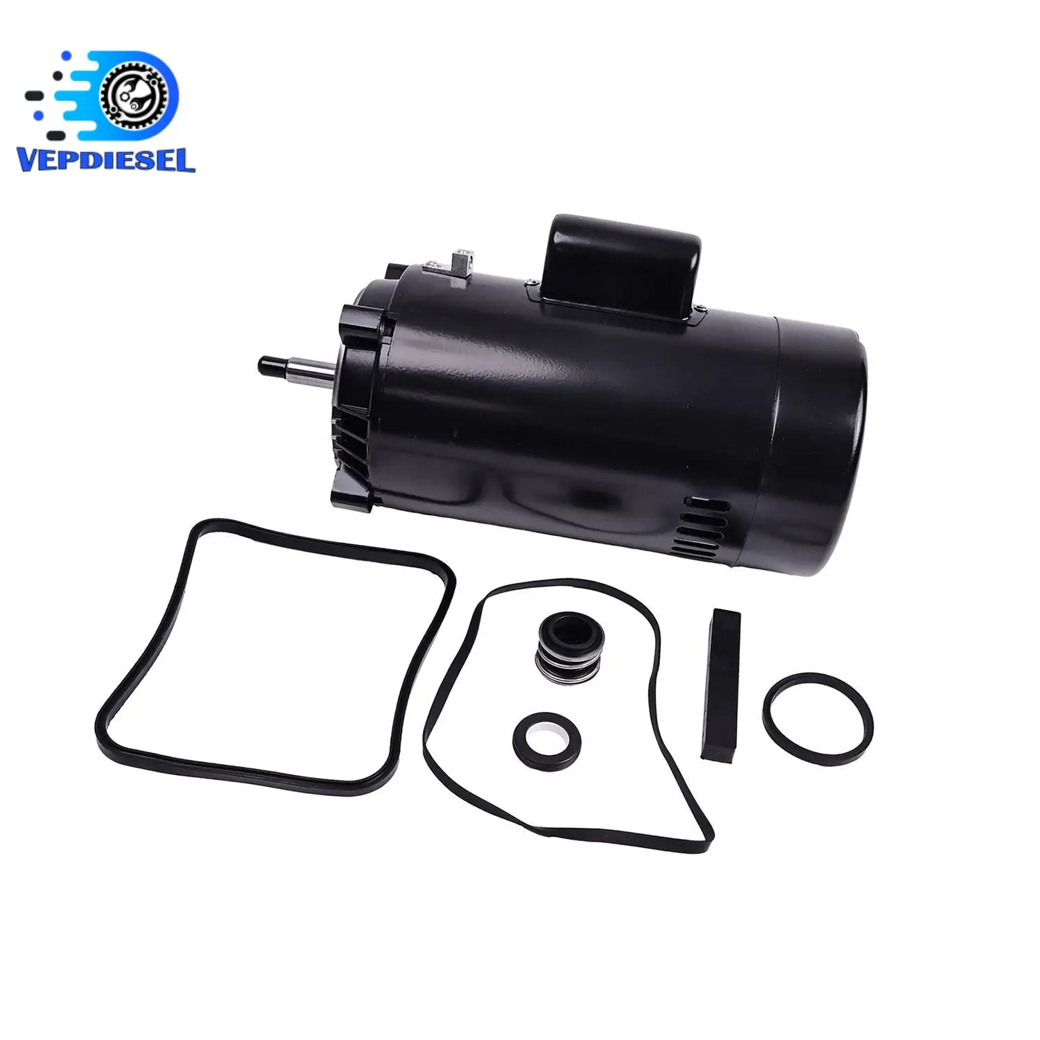 1PC Swimming Pool Pump Motor for Hayward Super Pump 2 HP w/GO-KIT-3 SP2615X20 UST1202 115/230V 2 HP 3450 RPM  Accessories