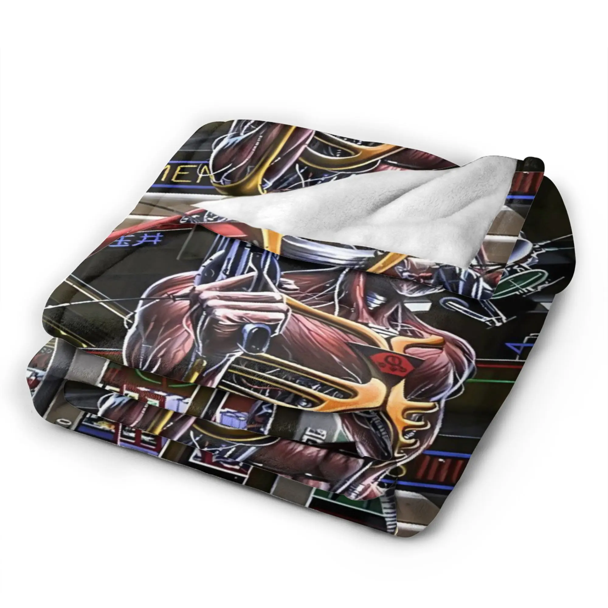 I-Iron-Maidens Music Band Art Blanket Quality Soft Warm  Throw Blanket Winter Children Couch Bed Pattern Bedspread