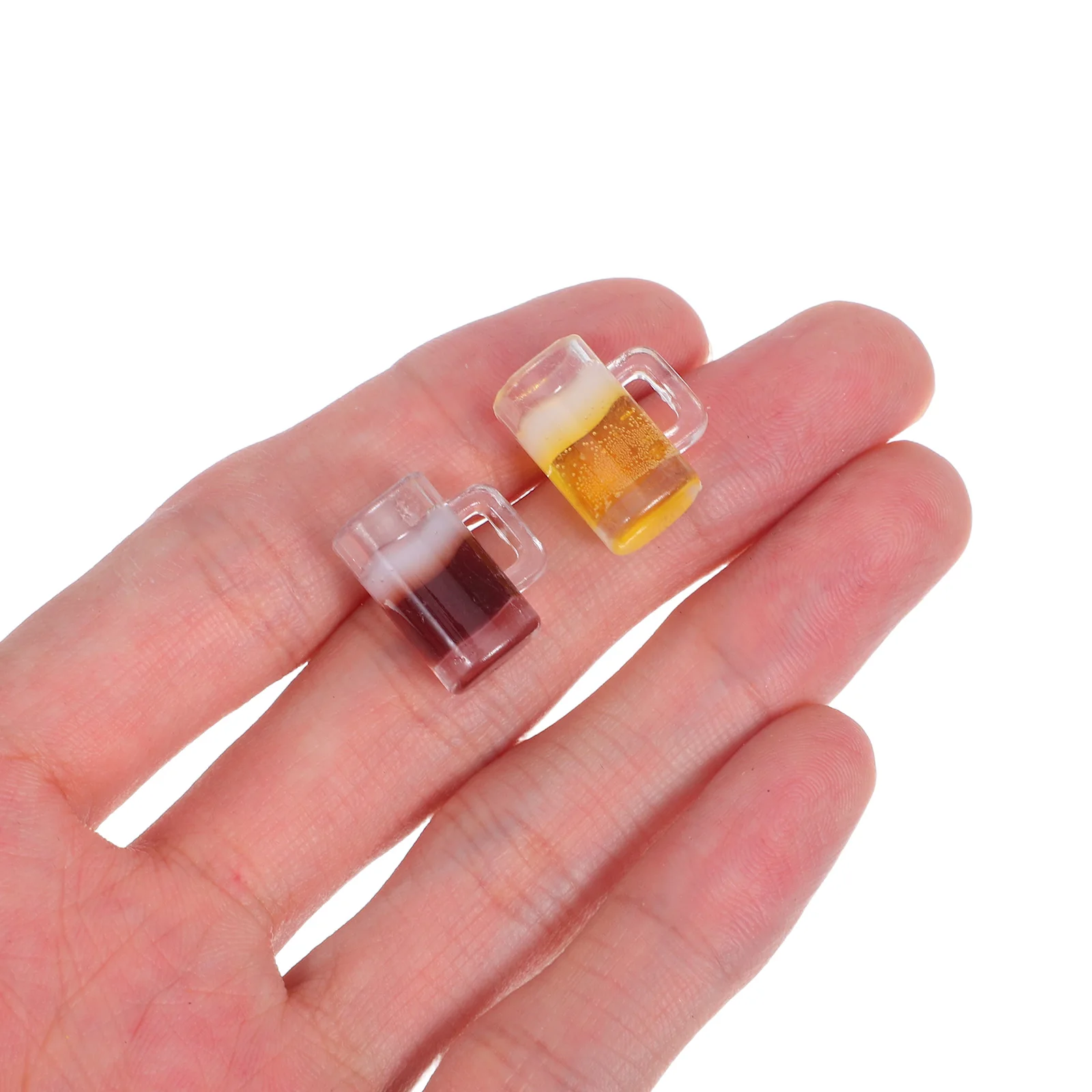 

30 Pcs Dollhouse Mini Glasses Beverage Cute Bottles Drink Mug Charms Party Accessories Wine