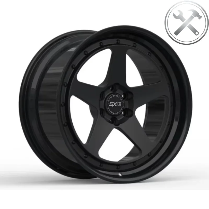 

2-piece High Performance 18-22 Inch New Design Customization Aluminium Alloy Forged Wheels Hubs Rims Sports Auto Refit Parts