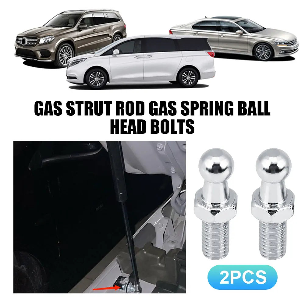 Ball Stud Bolt 10mm Bonnet M6 M8 Gas for Spring Ball Head Galvanized Steel Ball Head Screws for Gas Struts