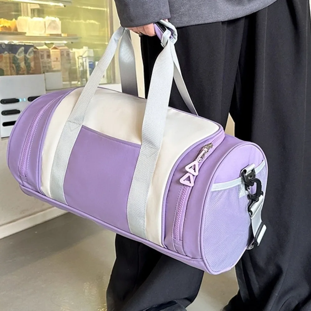 

Simple Large Capacity Travel Bag Lightweight Waterproof Sports Fitness Bag Leisure Oxford Cloth Duffle Bag Unisex