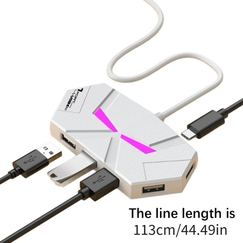 Porta espansione hub USB del computer non richiede energia esterna con dissipazione del calore per adattatori USB