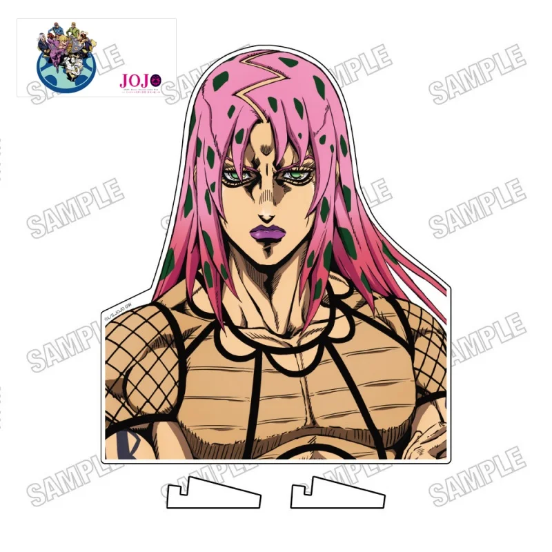 15CM Anime JOJO Diavolo Fugo Melone Prosciutto Character Acrylic Stand Collecting Doll Anime Figure Model Cosplay Toy For Gift