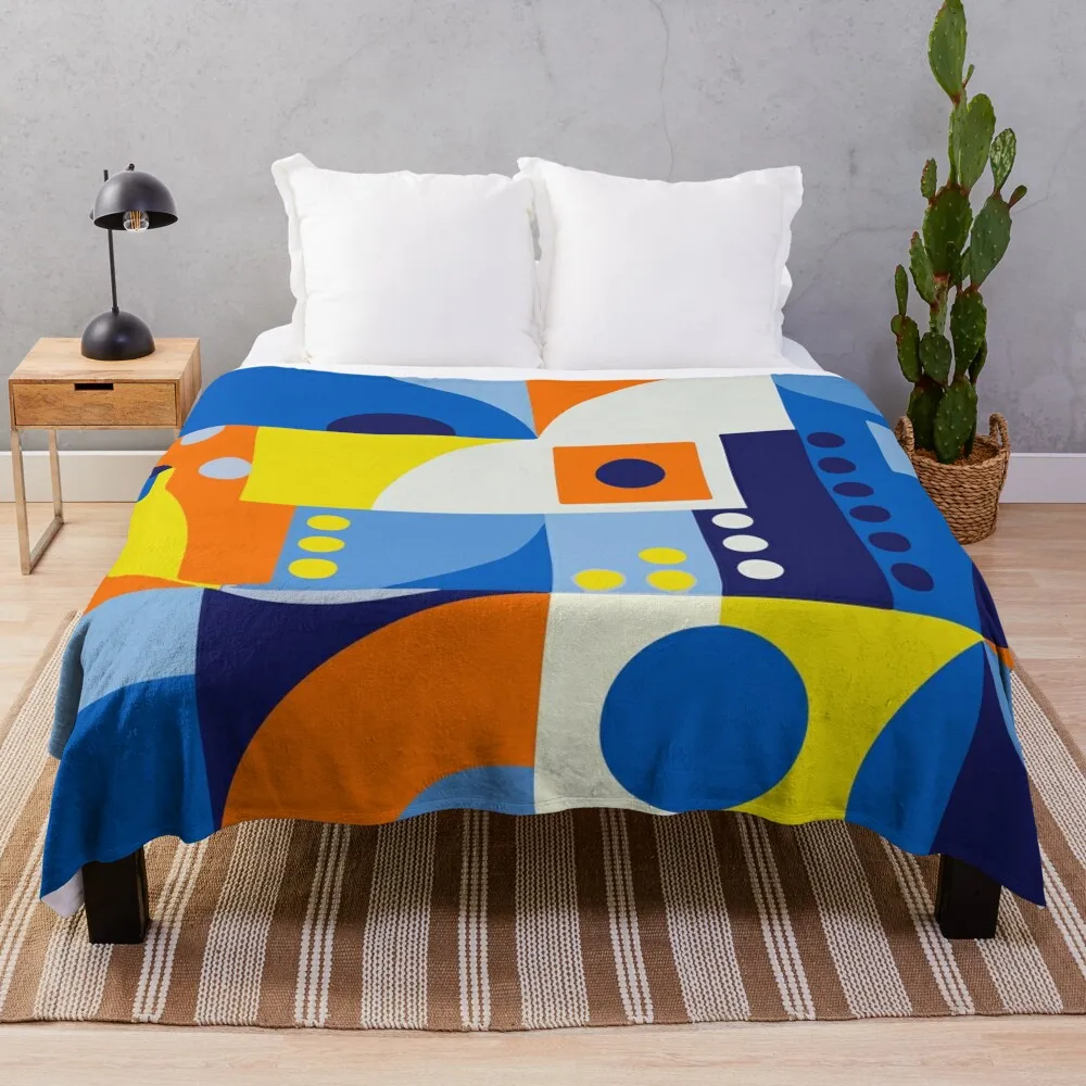 

Bauhaus homage Throw Blanket Designers Cute Plaid Blankets For Sofas Blankets