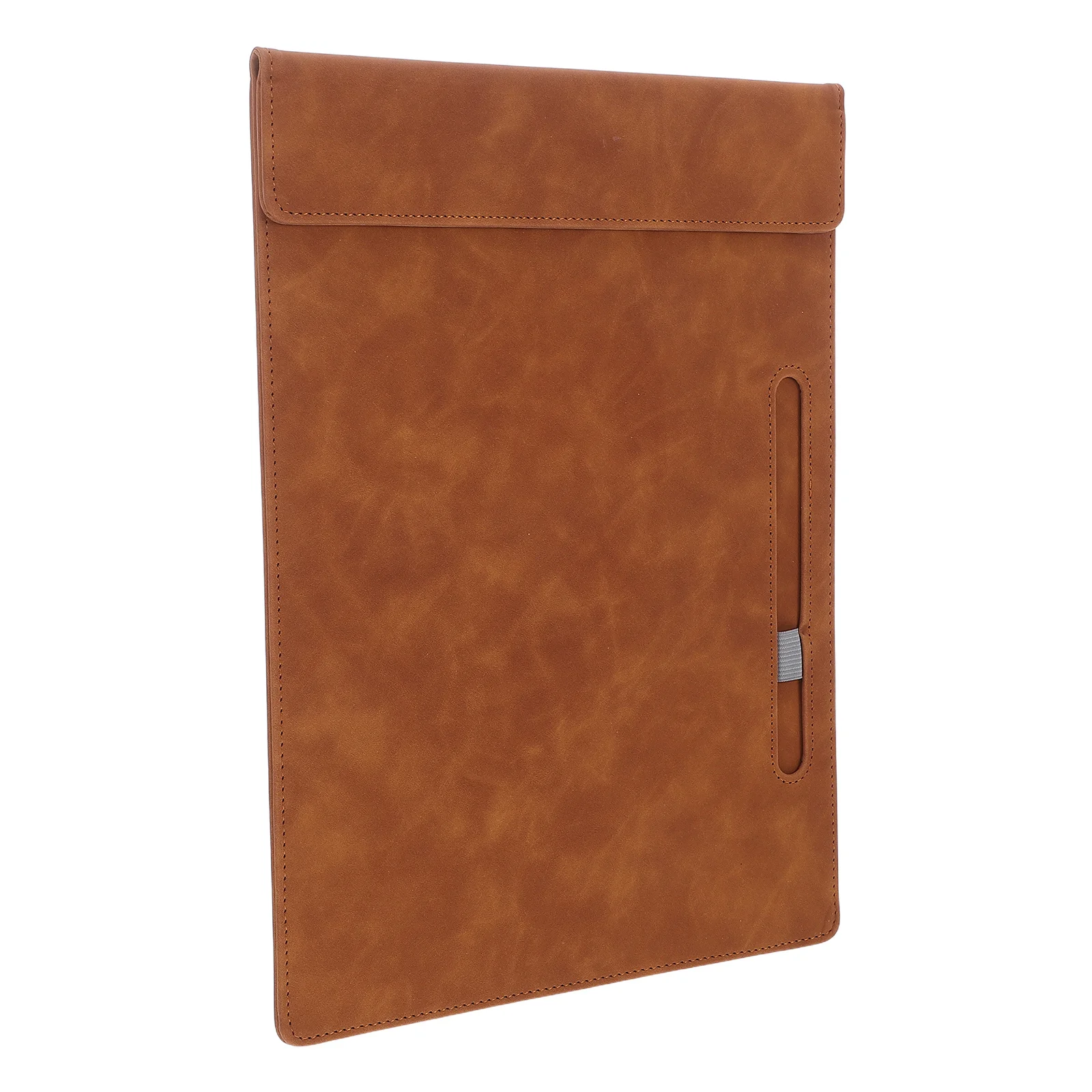 

Premium Pu Writing Pad Clipboard File Organizer Business Notepad Document Holder Pen Storage Office Meeting Notes Portable