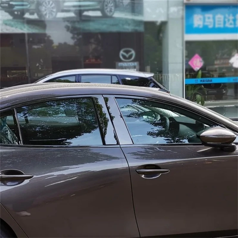 

WELKINRY For Mazda 3 BP 4th Generation 2019-2025 Mazda Axela Car Body Door Window Central Middle B Column Pillar Post Cover Trim