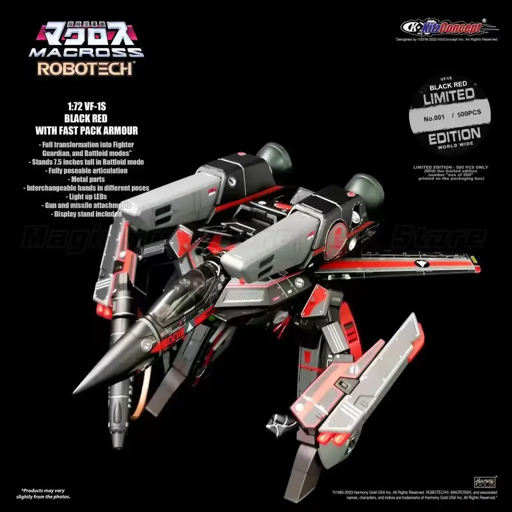 MT】Kitz Concept Robotech Macross Delta VF-1S Red and Black Space