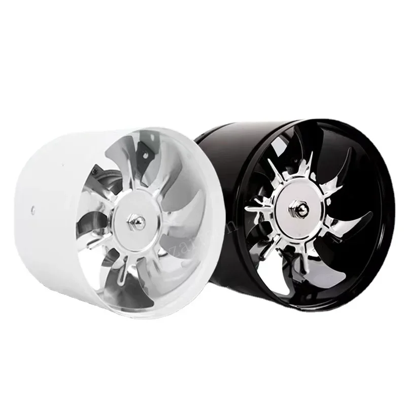 4''6''8'' Pipe Exhaust Fan Air Ventilator Metal Pipe Ventilation Exhaust Fan Mini Extractor Bathroom Toilet Wall Fan Duct Fan