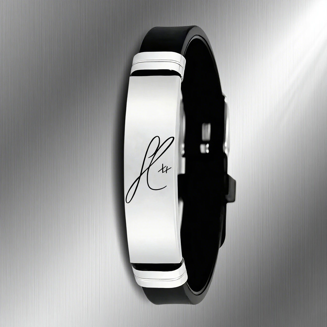 إكسسوار توقيع فن البوب من سابرينا كاربنتر، نحت من الفولاذ المقاوم للصدأ، سوار معصم مقاوم للماء ومقاوم للعرق، مناسب للأصدقاء