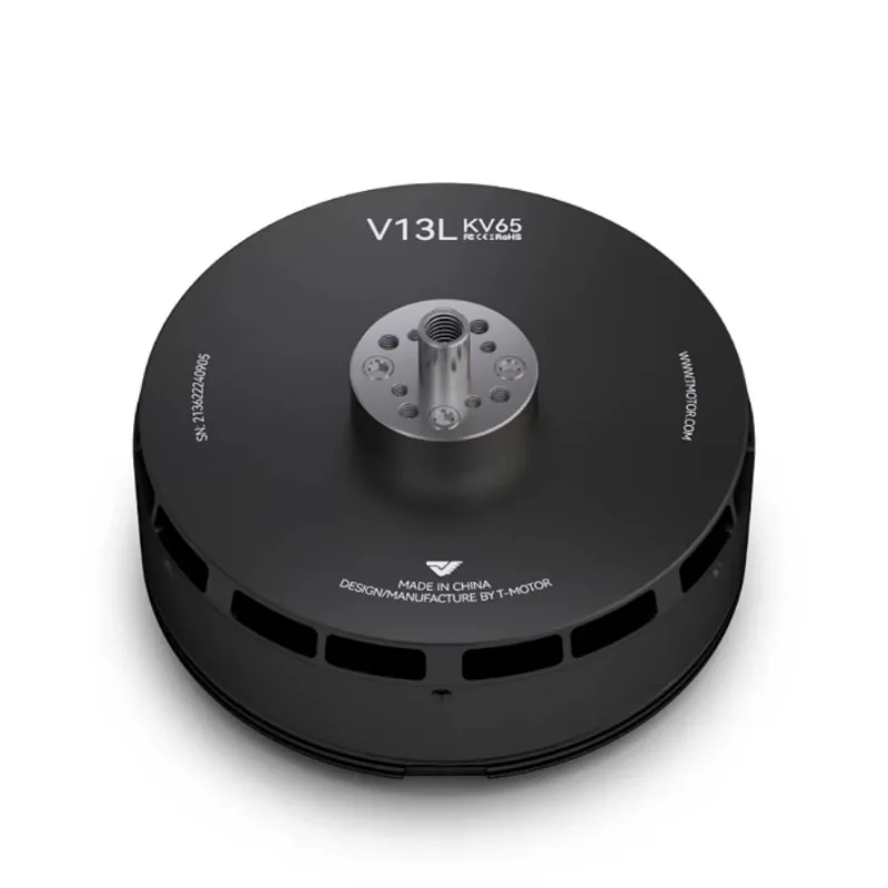 T-MOTOR V13L KV65 factory supply brushless DC 6000W 6KW IPX5 24S 50kg 100kg 200kg vertical take-off and landing UAV motor