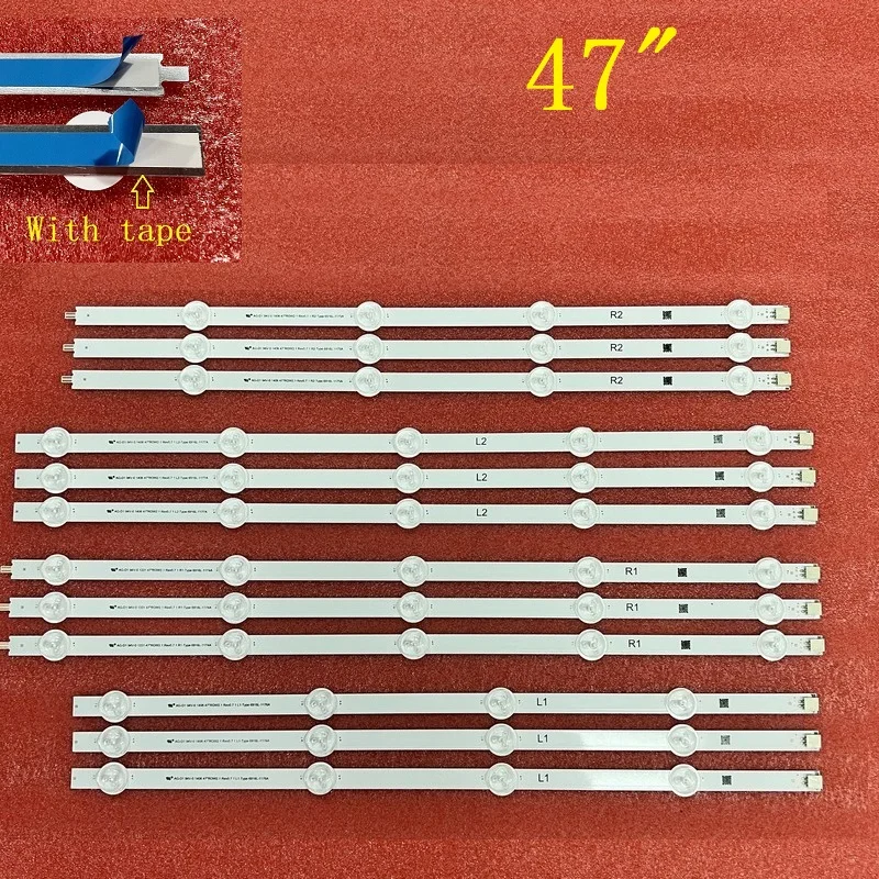 

Лента светодиодной подсветки телевизора 47LN519C 47LN570S 47LN575S 47LA620S 47LA621V 47LA616V 47LN5707 47LN5708 47LN570R 47LA615V 47LA613V