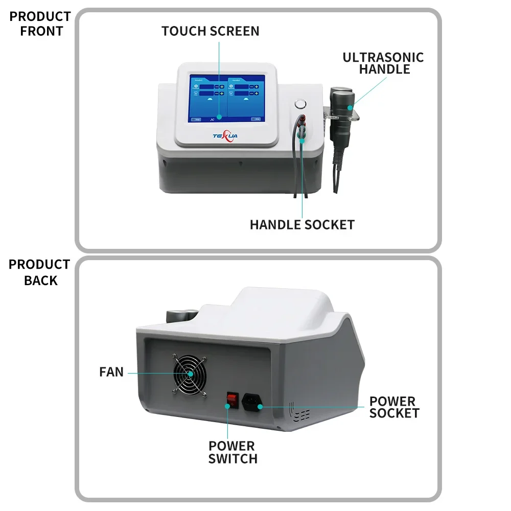 Perangkat Terapi Ultrasound Produk fisioterapi mesin USG Terapi Medis untuk menghilangkan rasa sakit
