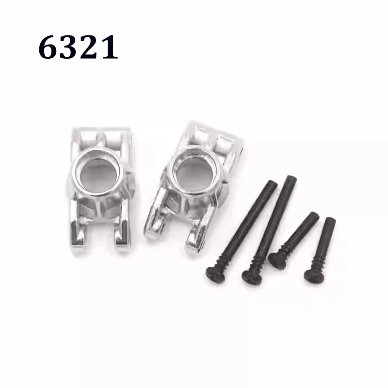 SCY 16101 16102 16103 Q130 Peças sobressalentes de carro RC Atualização Copo de direção de metal Assentos de roda dianteira e traseira 6025 6026 Peças originais