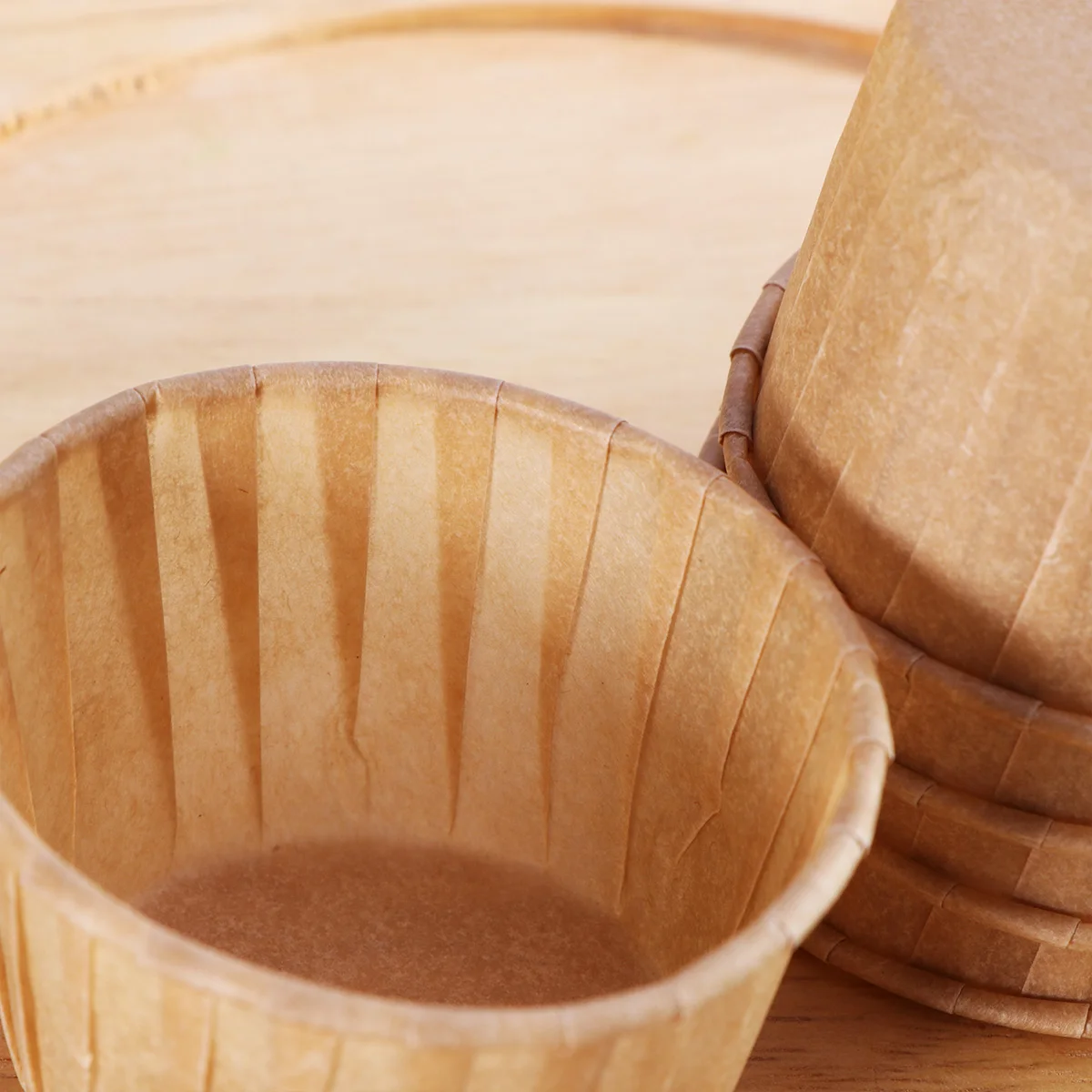 

100 Pcs Baking Cups Parchment Large Cake Bakingcup Liners Paper Single-use Muffin Wrappers