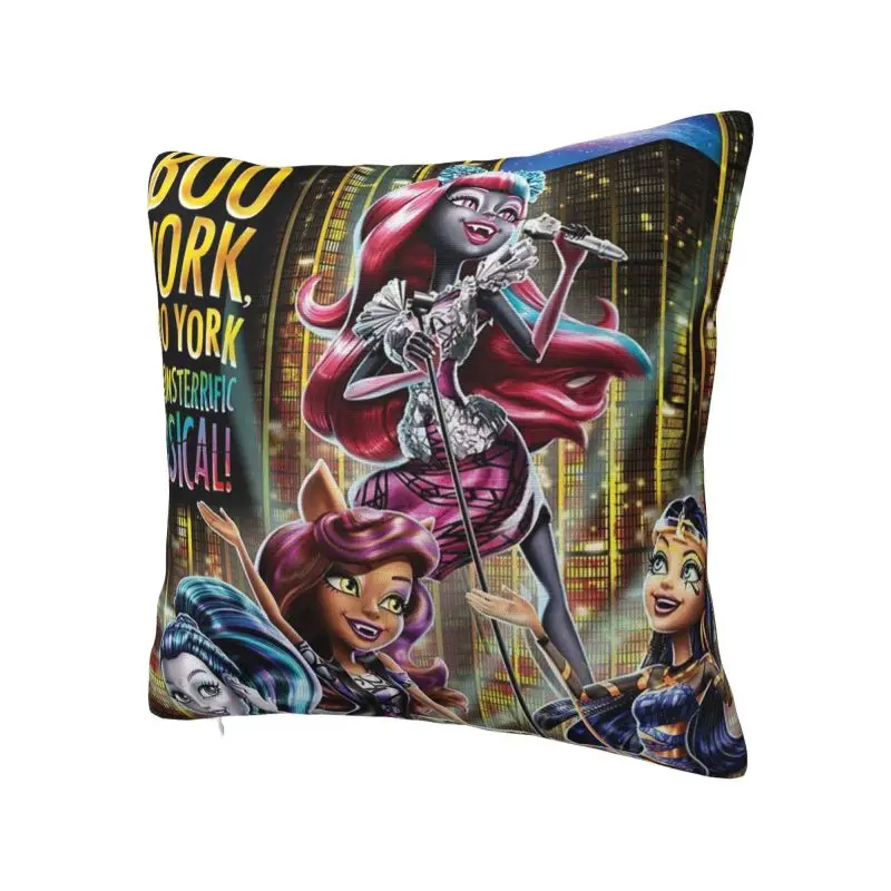 Bratz Doll Square Pillow Case Home Decorative Cartoon Tv Movie Cushion Cover Throw Pillow for Sofa Double-sided Printing