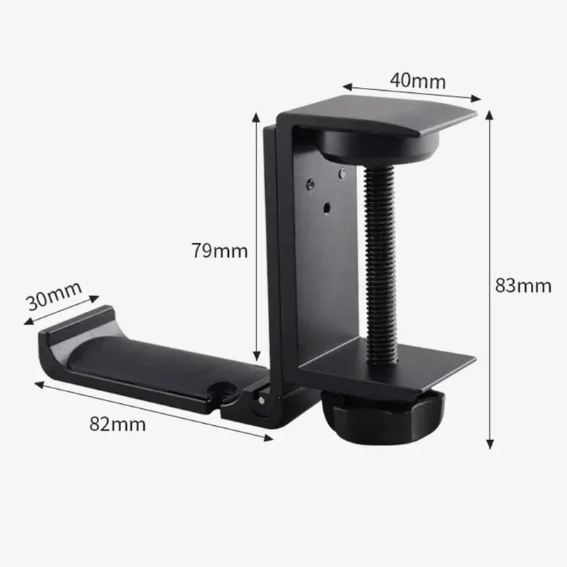 High-quality Headphone Holder Lightweight Headphone Hanger Universal Anti-scratch Under Desk Headset Holder Hook Hanger