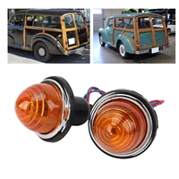 Luz trasera de freno para coche, de 2 piezas lámpara de repuesto, 72mm, LPB630, cc 12V, para Classic Mini Morris Minor Traveler As Lucas L594