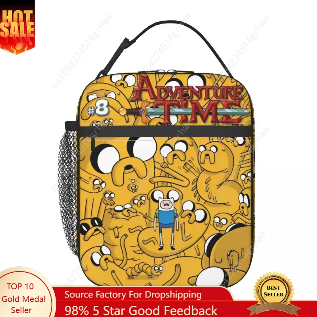 

Adventure Cartoon Dogs Time Thermal Insulated Lunch Bag for Picnic Portable Food Bag Container Cooler Thermal Lunch Boxes