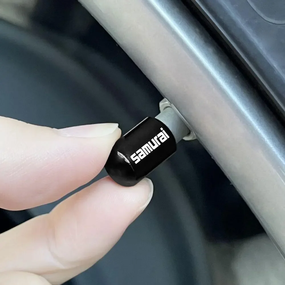 4PCS Car Tire Valve Cap Car Accessories For Suzuki Jimny Swift Grand Vitara Ignis Alto Baleno SX4 Samurai S-Cross Celerio Ertiga