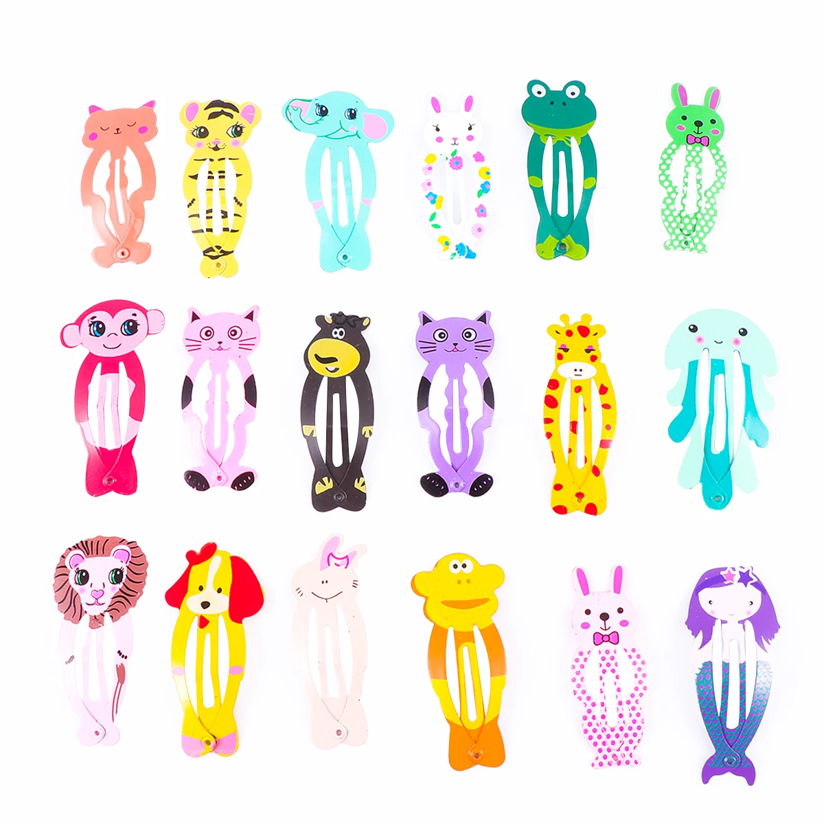 

100pcs Colorful Clips Set Metal Hair Barrettes Durable Party s Girls Accessories Hair Pins For Babies Gift