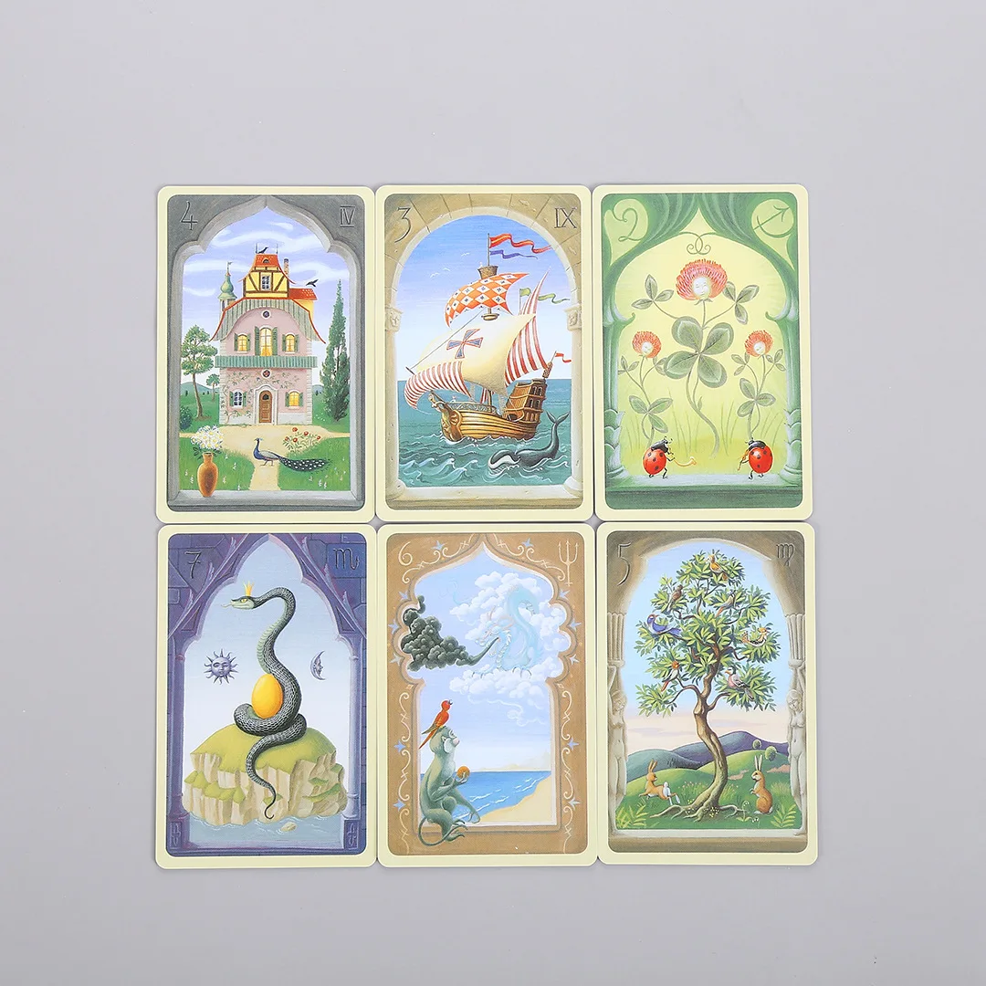 NEW the mystical lenormand Tarot cards Board Deck Games Palying Cards For Party Game With PDF Guidebook English table games