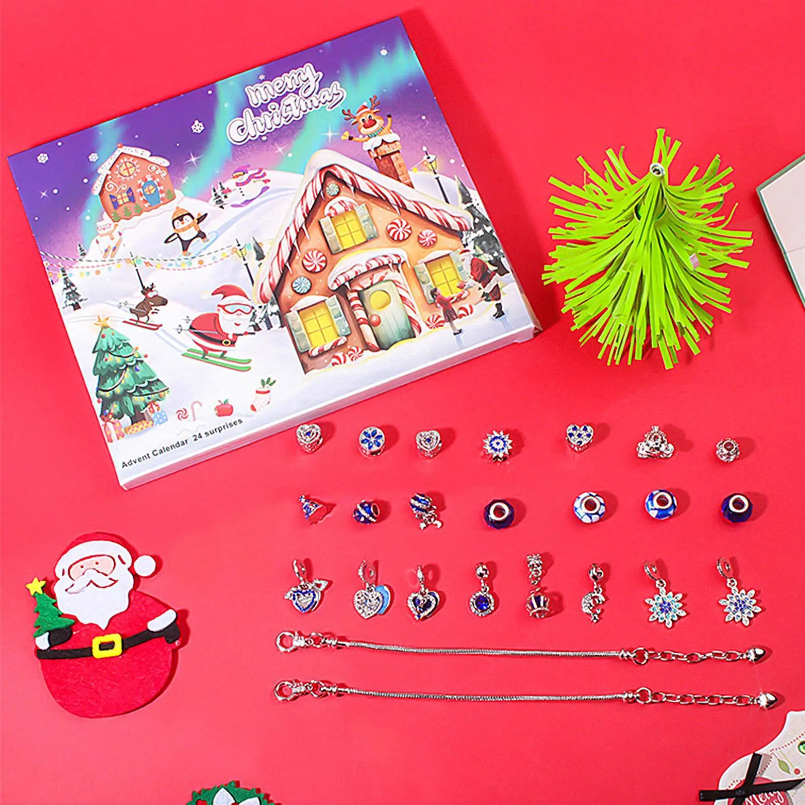 Рождественский календарь, радостный креативный рождественский 24-дневный календарь обратного отсчета для сбора деятельности, вечеринки, фестиваля, праздника для мужчин и детей
