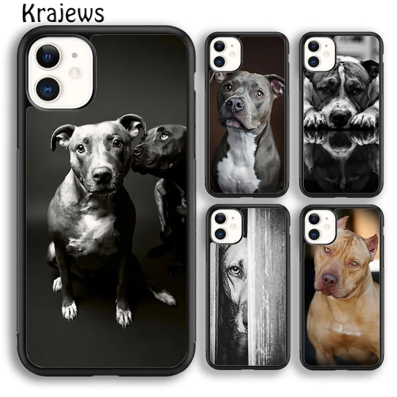 Krajews Staffy mum Staffordshire Bull Terrier Phone Case For iPhone 16 15 SE2020 14 6 7 8 plus 11 12 13 pro max coque Fundas