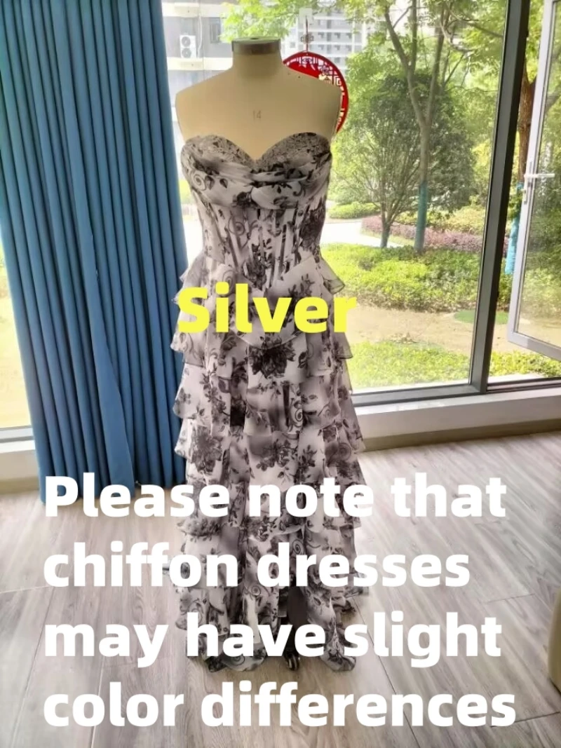 Vestidos de baile em camadas com estampa floral, vestido de baile longo, sem alças, renda de tule, vestidos de noite formais com fenda