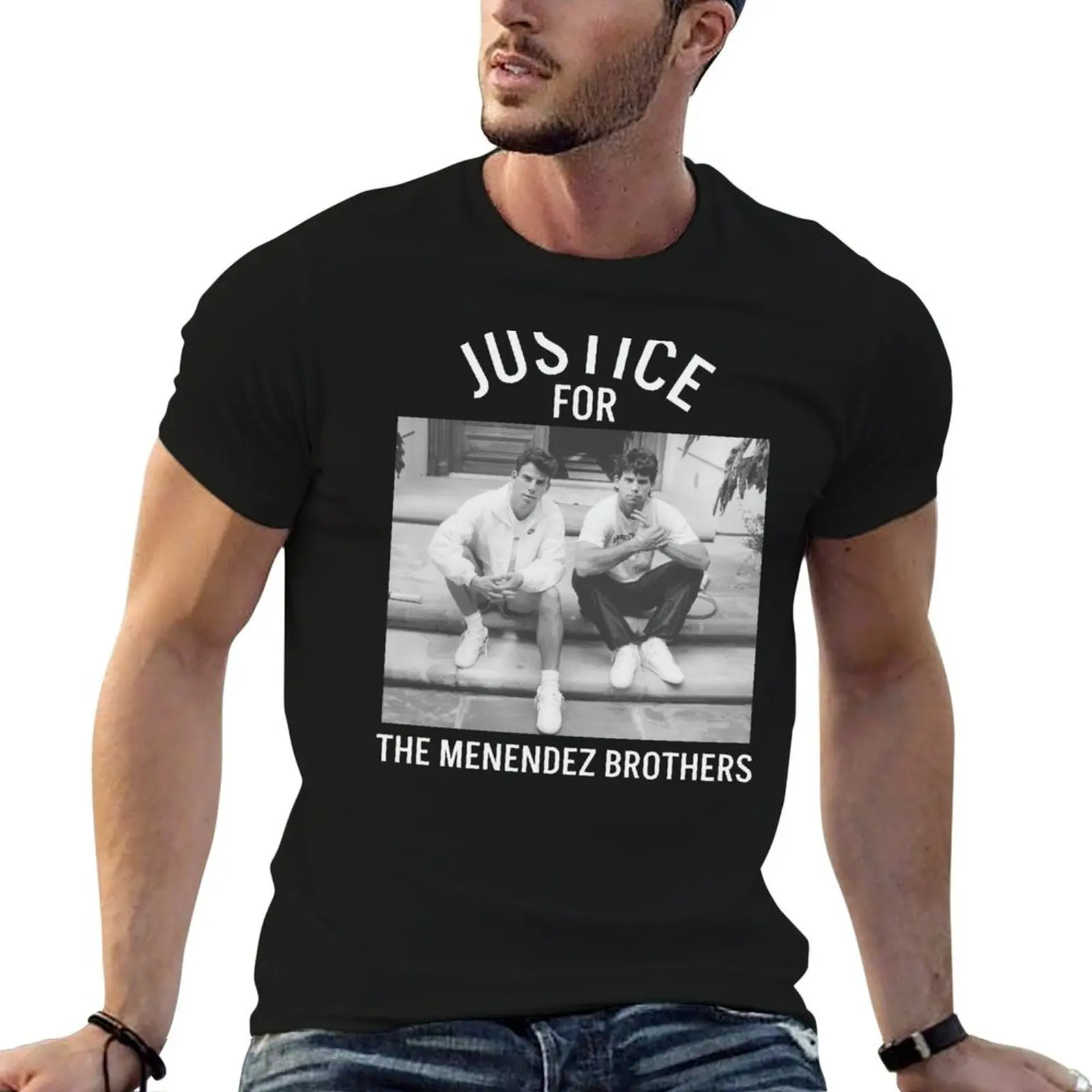 T-shirt Justice For The Menendez Brothers, t-shirt imprimé Street Art