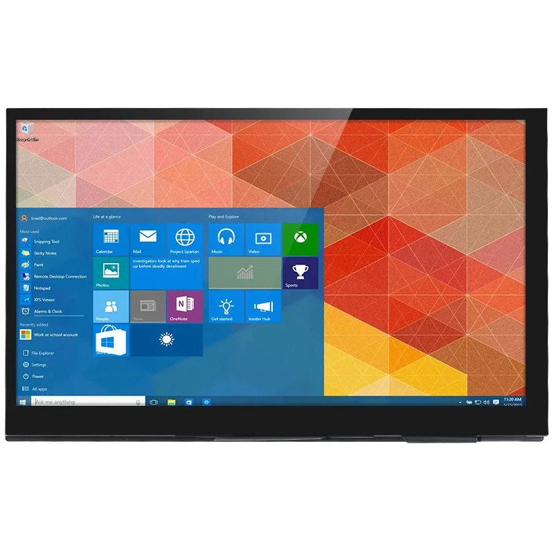 

For Raspberry Pi 7 Inch Display HDMI Capacitive Touch Screen High Resolution Compatible with Pi 5/4B/3B+ PC Jetson Nano