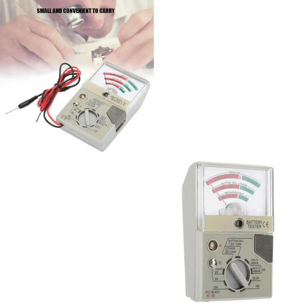 

Watch Battery Meter Analyzers 10x7cm High Accuracy for Small Electronics Gadgets Clear Readings in Low Light Environment