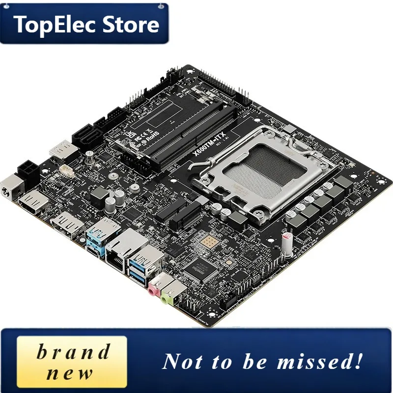 TopElec X600TM-ITX Motherboard 7/8 Seventh And Eighth Generation Ryzen Ultra-Thin Mini ITX Host All-in-One Motherboard