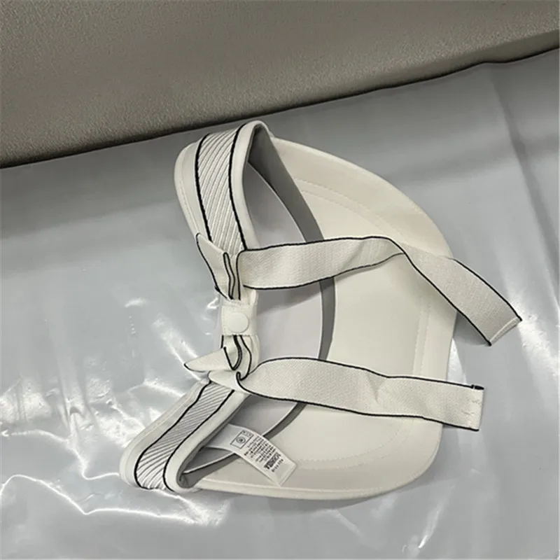 جولف قبعة الشمس في الهواء الطلق مقاومة للأشعة فوق البنفسجية قبعة علوية فارغة البيسبول قبعة الجولف قابل للتعديل القوس وشاح حريري الشمس واقية قبعة للشاطئ Golпмо자 #2