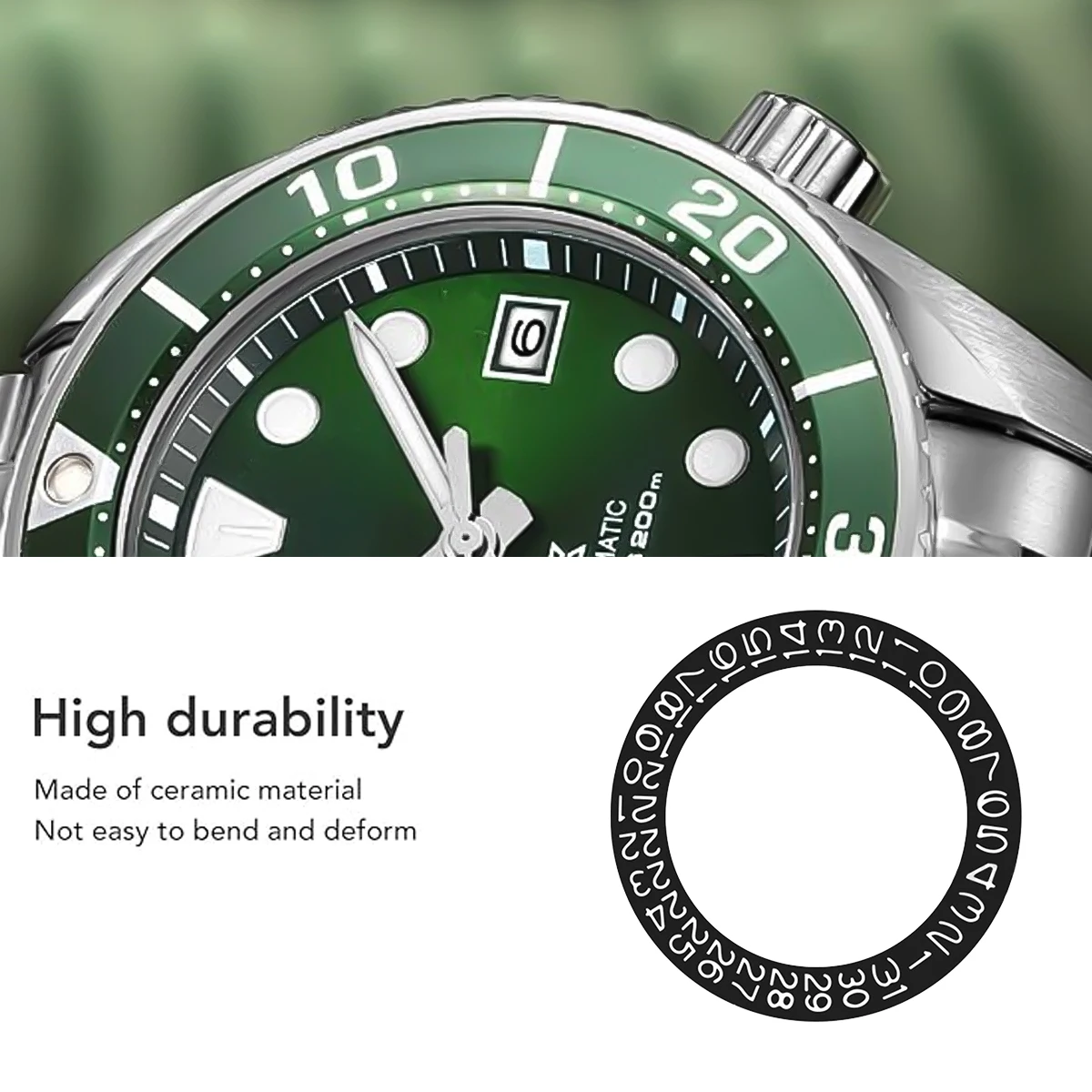 ل NH35 NH36 تاريخ الحركة تاريخ الاتصال الهاتفي في 3.0H/3.8H/6.0H صالح ل NH35 NH36 اليابان التلقائي Movemont تاريخ عجلة التصحيح