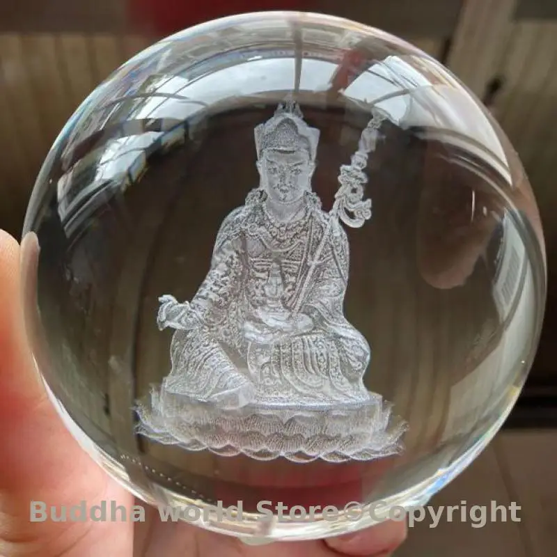 

50% off Tibetan Buddhism holy Crystal buddha statue Guru Rinpoche Padmasambhava buddha buddhist altar HOME temple worship