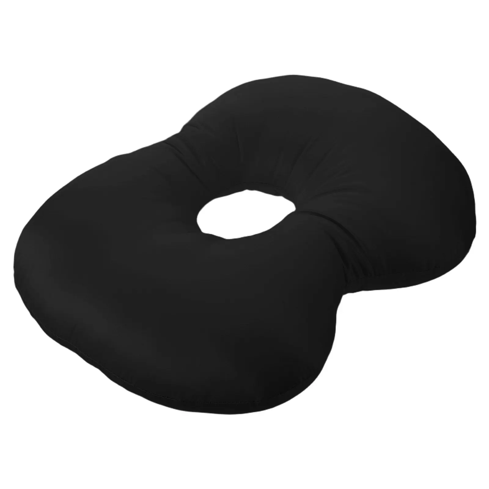 Black Ear Piercing Hole Pillow Hollow Center for Side Sleepers Sensitive Ears Pain Cushion
