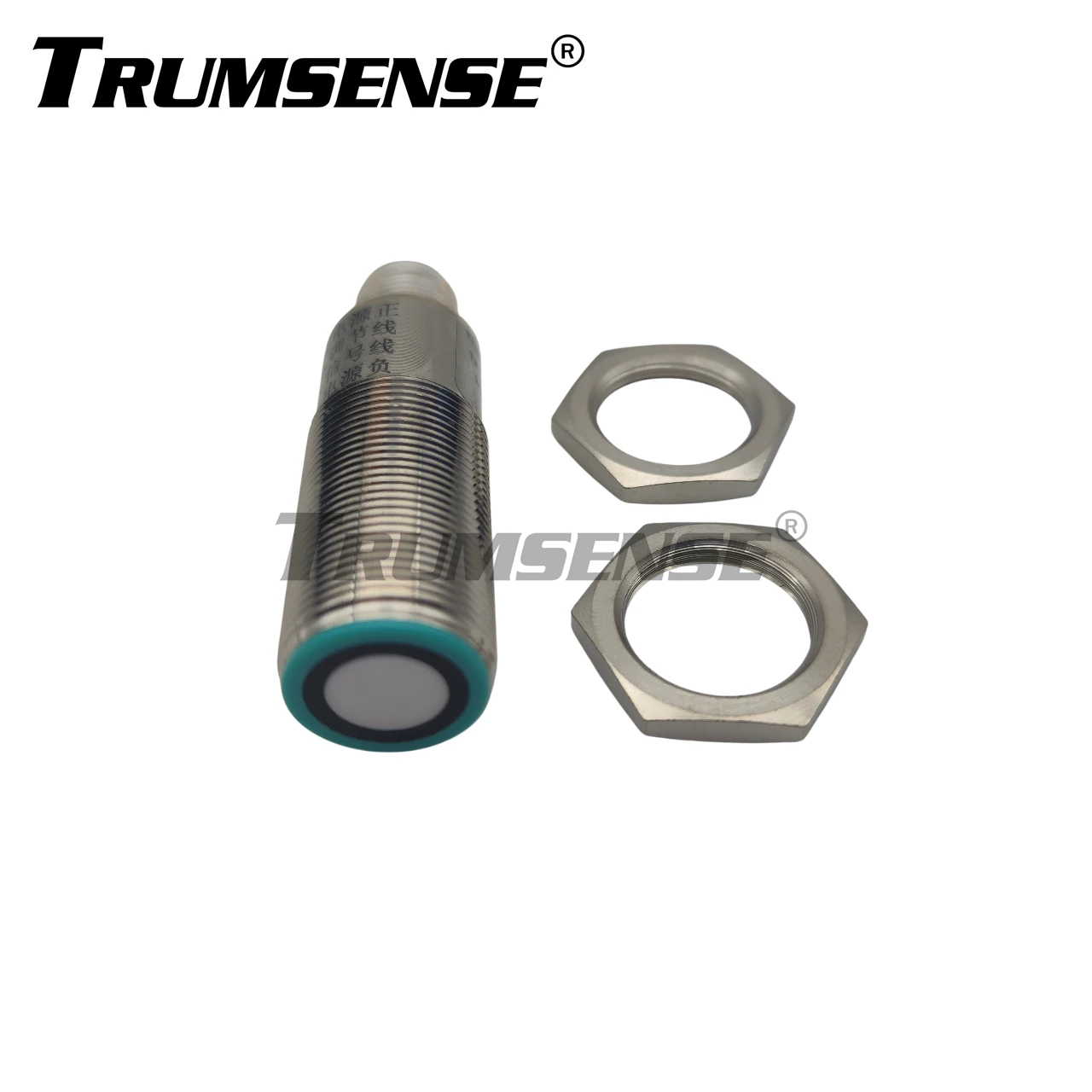 

Trumsense Ultrasound Distance Sensor TPT200F18TR45I800 24V Power Supply 4 to 20mA Output M18 Thread 5 to 80 cm Range