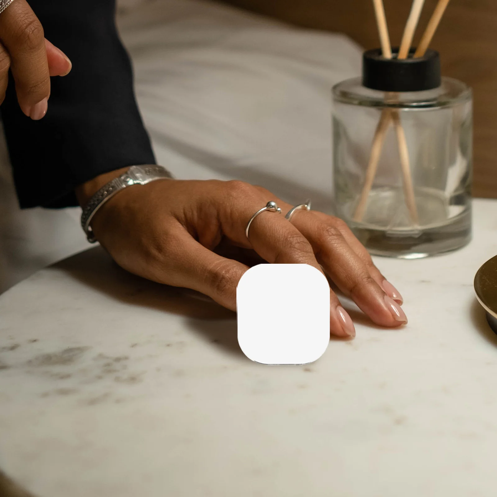 10Pcs Small Glass Mirror Sheets Craft Mirrors for DIY Makeup Projects Lightweight Glass Makeup Mirror Small Mirrors