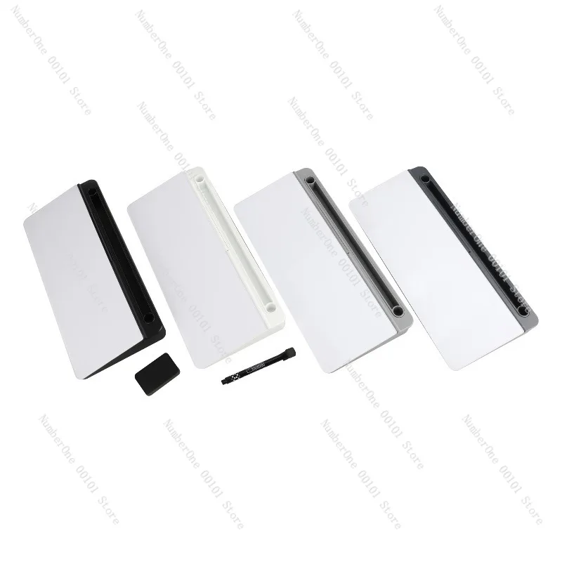 Glass desktop storage whiteboard office children's teaching writing board light gray message board handwriting