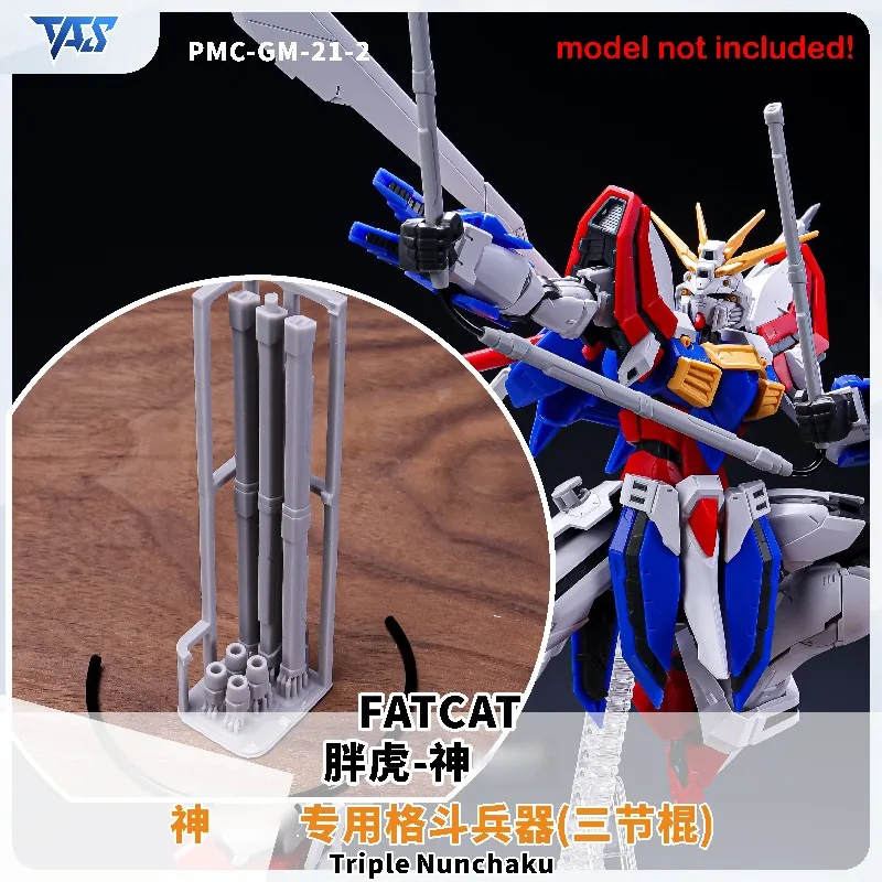 TAS, PMC-GM-21-1, Triple Nunchaku, Model Conversion Parts, Fat Cat Model GOD, Resin 3D Printed Modification Accessories, Hobby