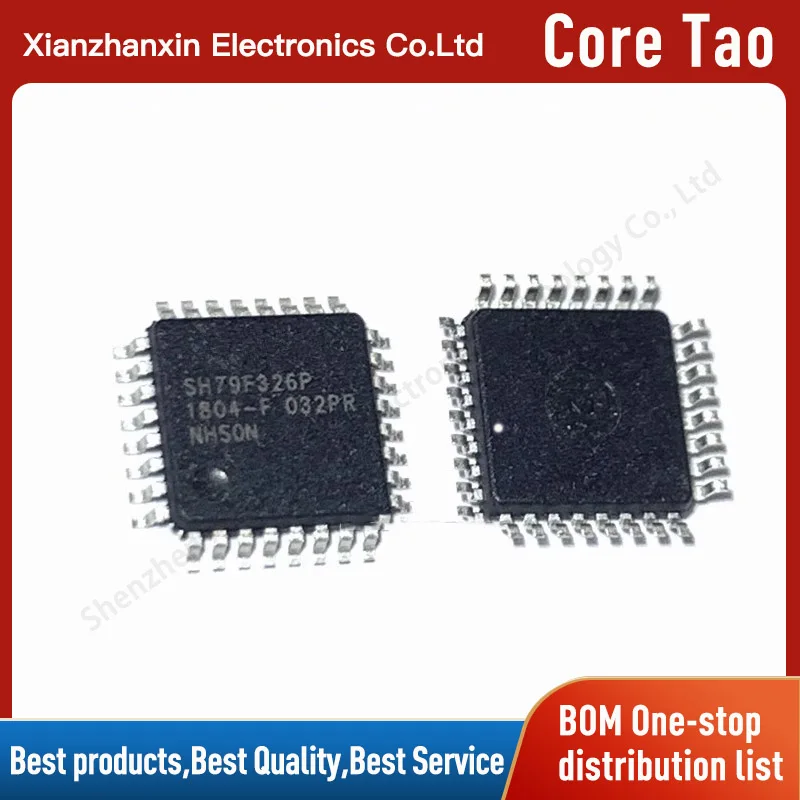 1~5PCS/LOT SH79F326P/032PR SH79F326P 79F326P LQFP32 Chip in stock