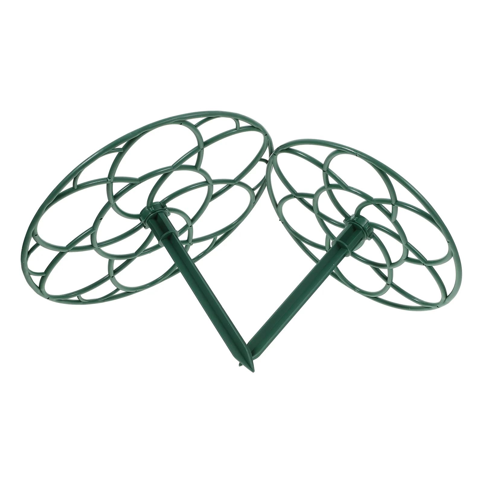

2pcs Sunflower Flower Stand Green Durable Plants Support Rack For Climbing Vines Garden Lollipop Flower Support Gardening