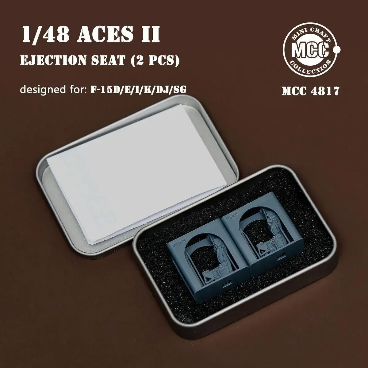 MCC 4817 1/48 ACES II 배출 시트, F-15D, E, I, K, DJ, SG, 3D 인쇄 부품, 2 개