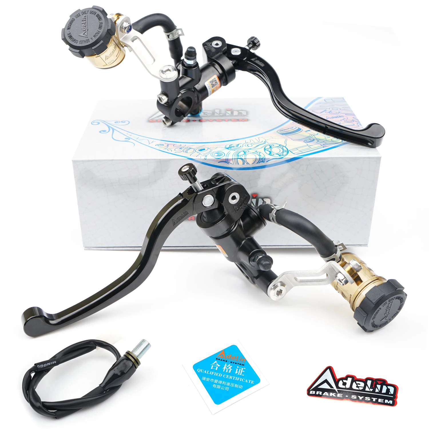 Adelin 14mm 15mm 16mm 17.5mm19mm motorcycle brake clutch pump master cylinder lever handle For R6 Fz6 Gsxr600 Zx-6r Yamaha