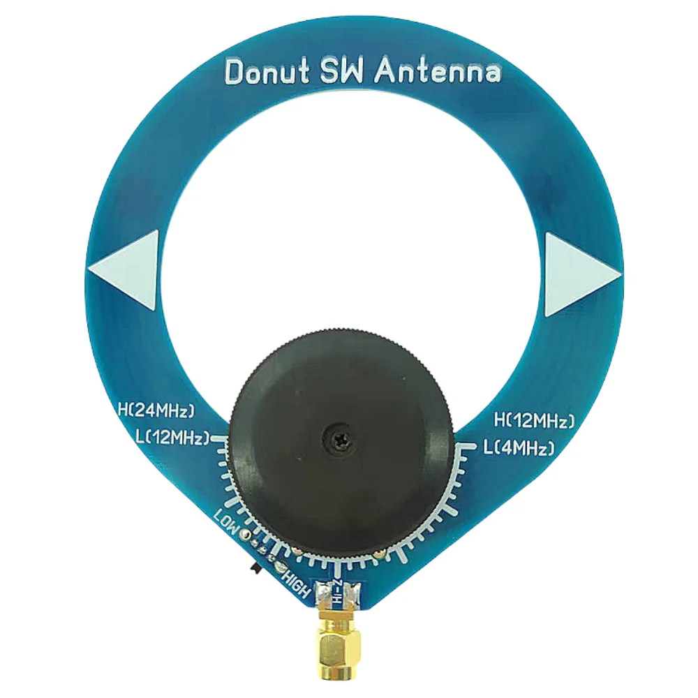 Imagem -03 - Malaquita-antena Curta Donut Onda Média 5002000khz 4m-24mhz am sw Antena Mini Anel Top3m9037 Amplificador de Sinal